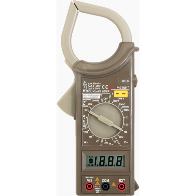 Токовые клещи PEAKMETER цифровые до 1000 А M266C
