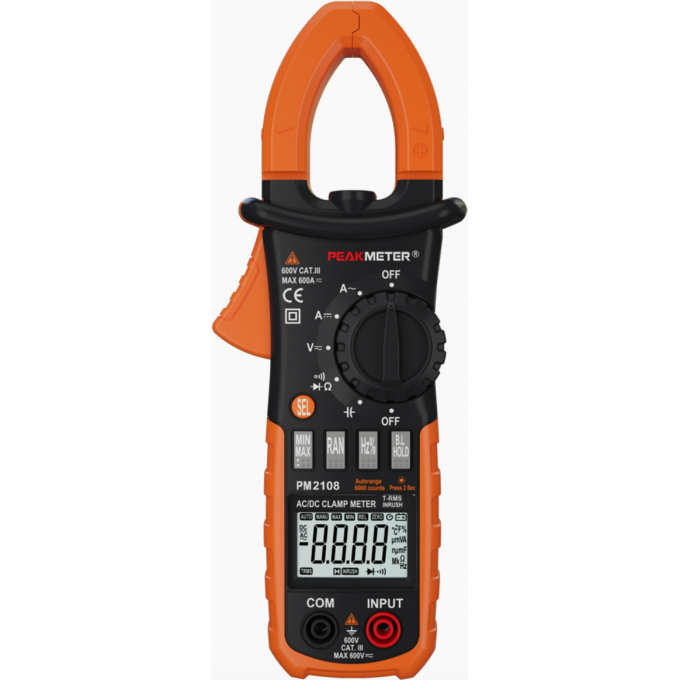 Токовые клещи True RMS PEAKMETER PM2108 AC/DC PM2108-AC/DC