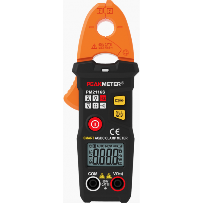 Токовые мини-клещи PEAKMETER Smart AC/DC PM2116S-SMART-MIHI-AC/DC