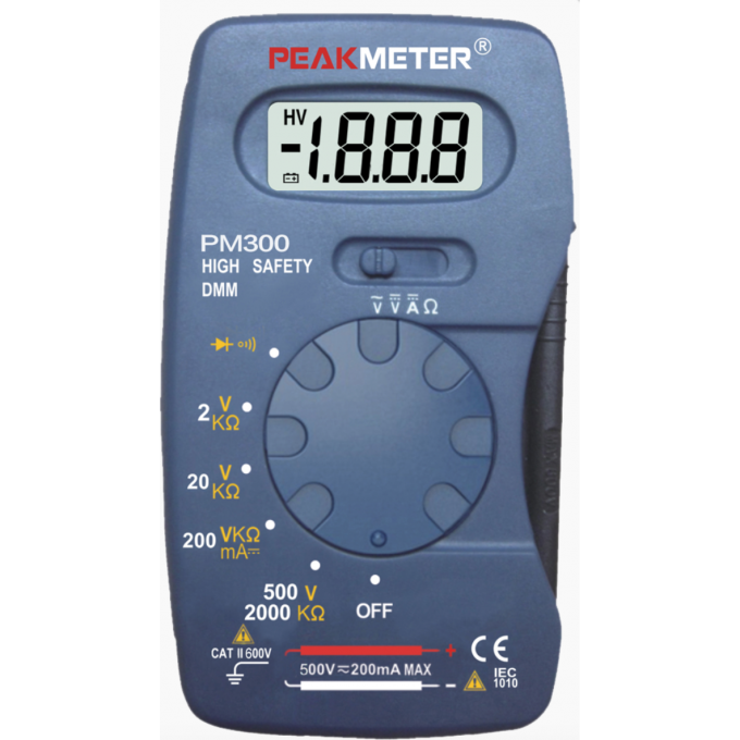Мультиметр цифровой карманный PEAKMETER PM300