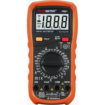 Мультиметр цифровой портативный PEAKMETER PM61