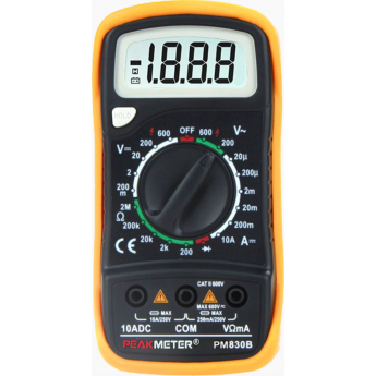 Мультиметр цифровой портативный PEAKMETER PM830B