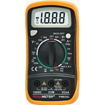 Мультиметр цифровой портативный PEAKMETER PM830L